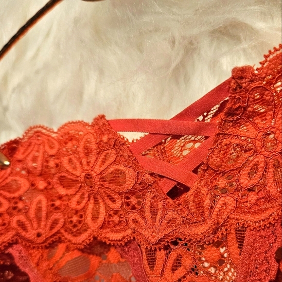 Victoria's Secret Lace Corset Thong - Picture 3 of 5